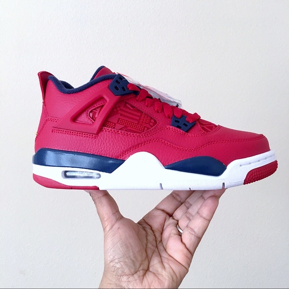 Jordan 4 Red Navy Blue Promotions Jordan 4 Red Navy Blue Promotions
